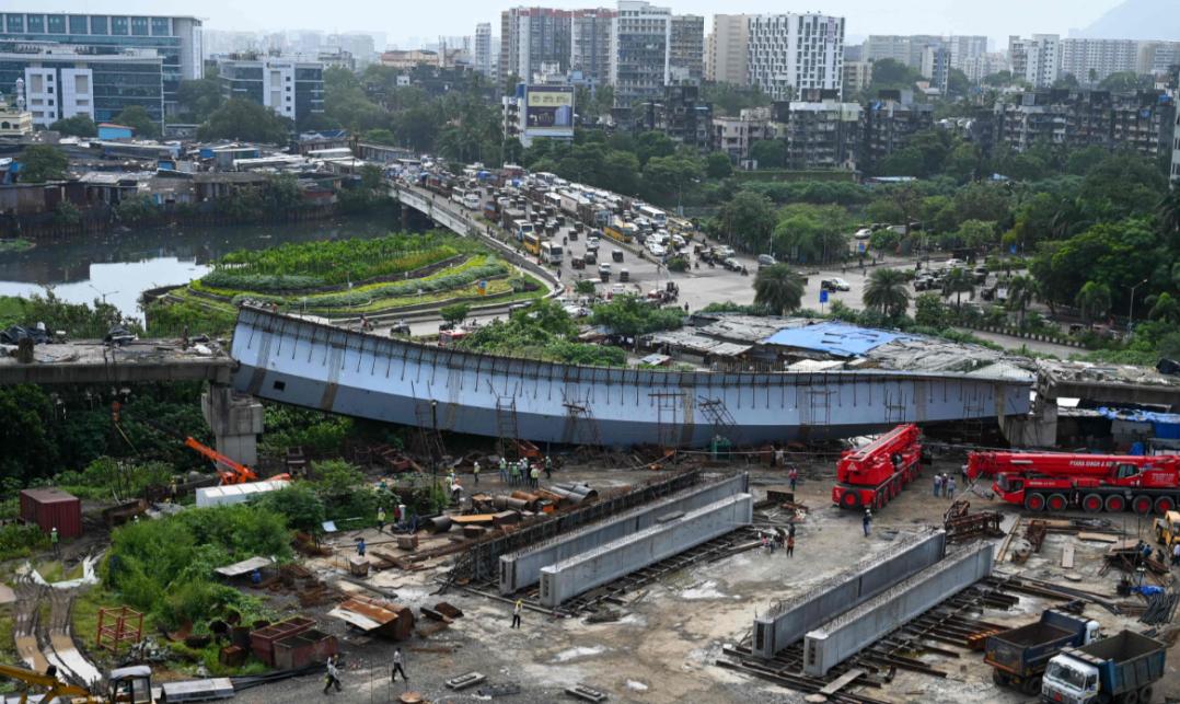 印度耗资百亿卢比的大桥又塌,印度又一斥资百亿卢比大桥坍塌