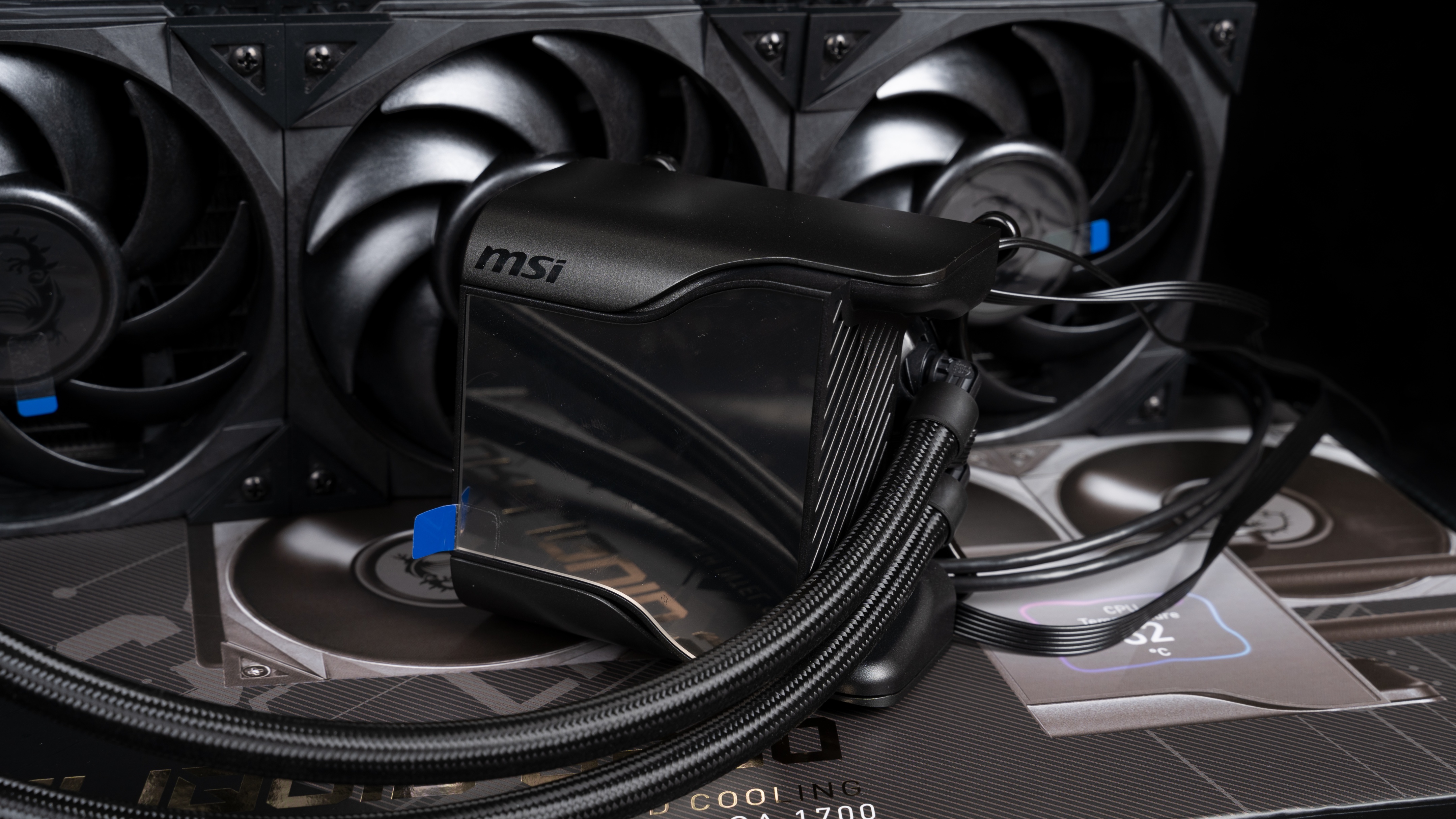 微星megcoreliquids360一体水冷,微星s360水冷开箱