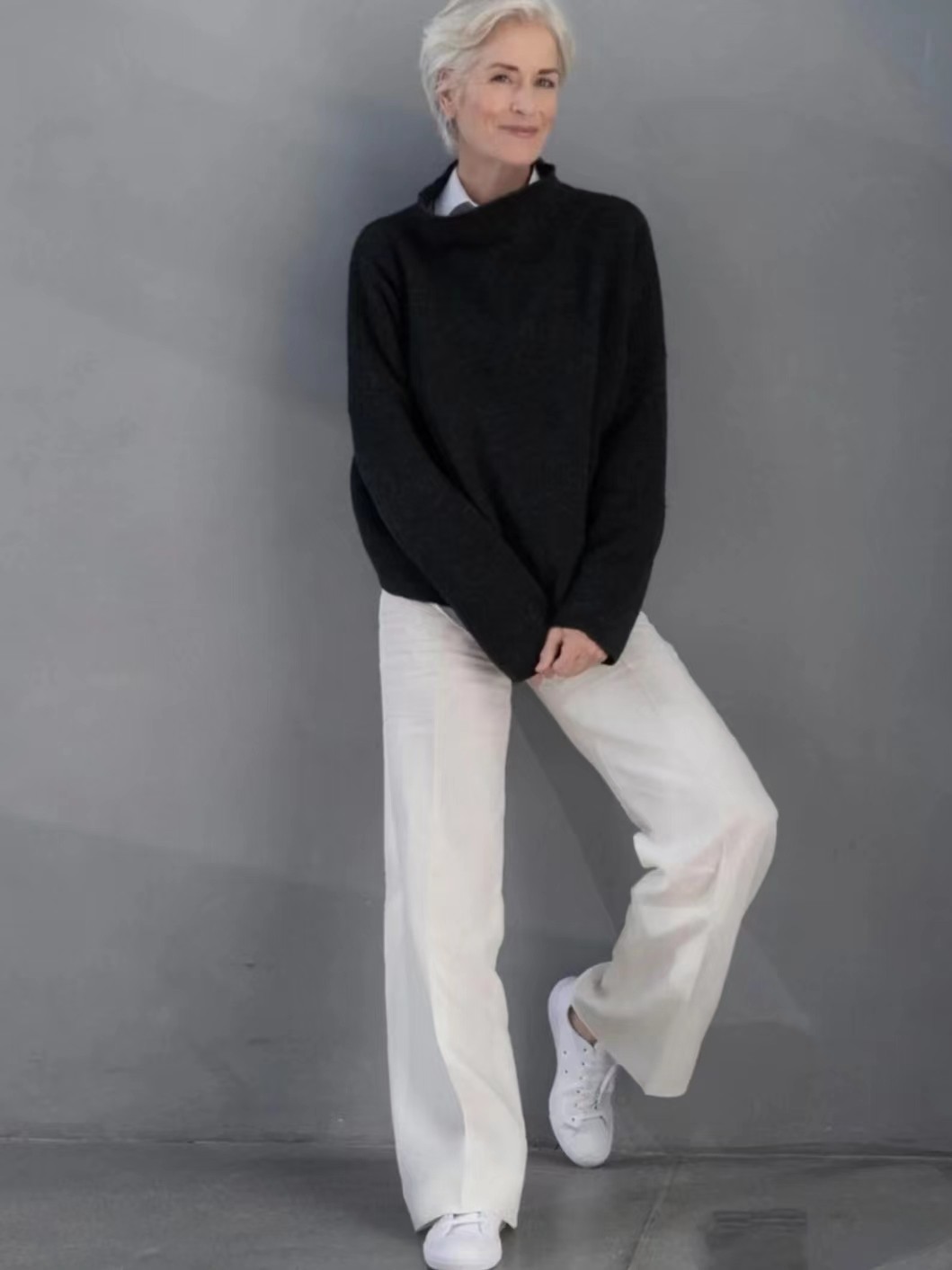 老年人加厚开衫毛衣外套时髦洋气 (老年人衣服女装60岁毛衣外套)