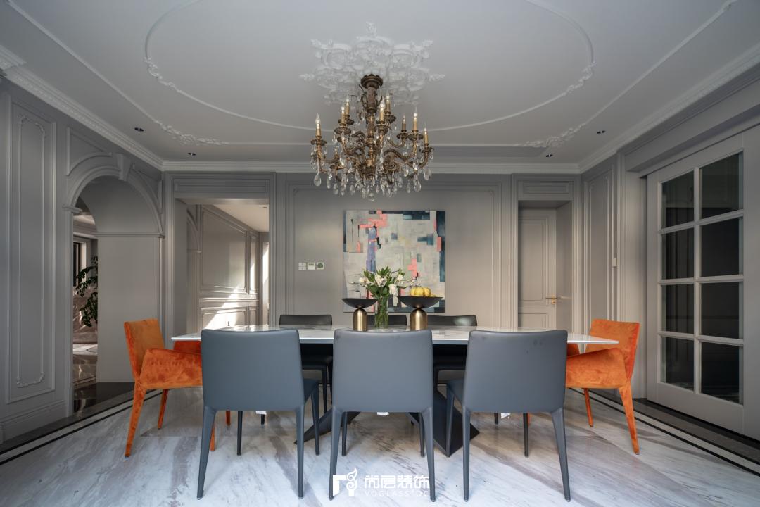 私藏这潋滟人间色:650㎡法式轻奢院墅,慢享生活温情