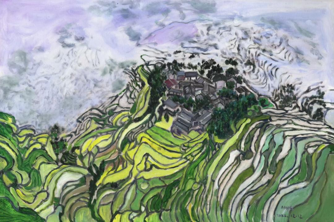 57岁北漂女工，在女厕3㎡管道间里画画：这里安放我的灵魂