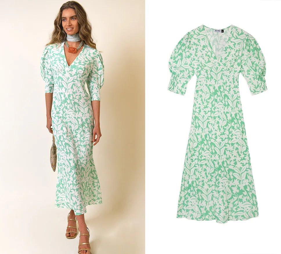 孟晚舟穿的白色连衣裙是什么品牌,孟晚舟同款连衣裙大码