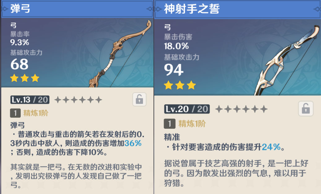 原神哪些三星武器值得精炼,原神好用的三星武器