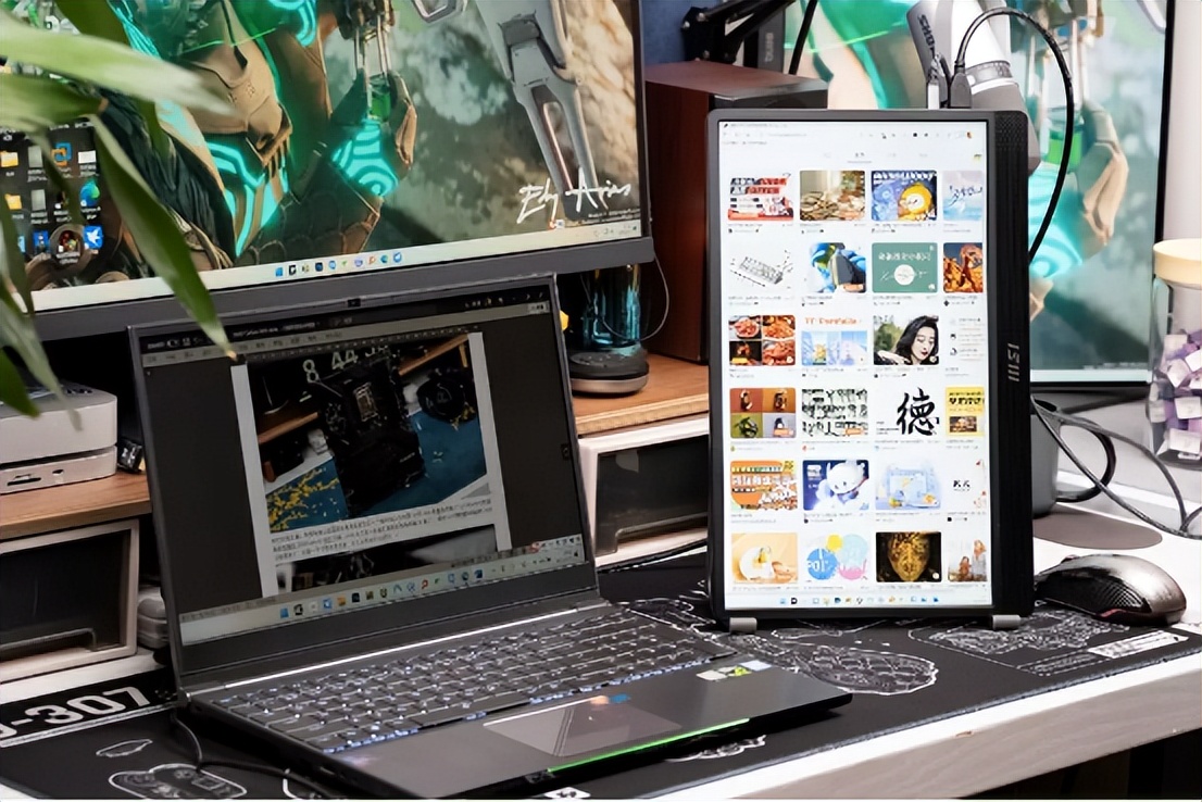 笔记本组双屏，NS打游戏，微星PROMP161便携显示器使用心得