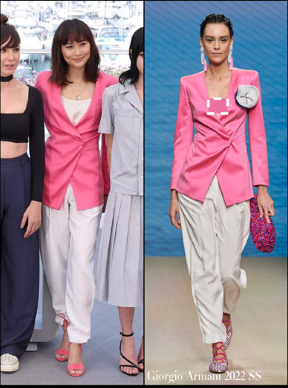 汤唯亮相戛纳红毯造型,汤唯穿高定礼服走戛纳红毯