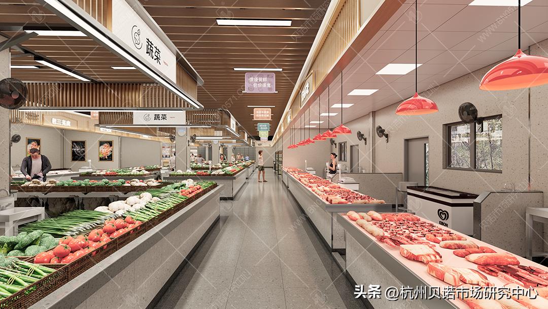 专业农贸市场升级改造方案,农贸市场提升改造菜台效果图