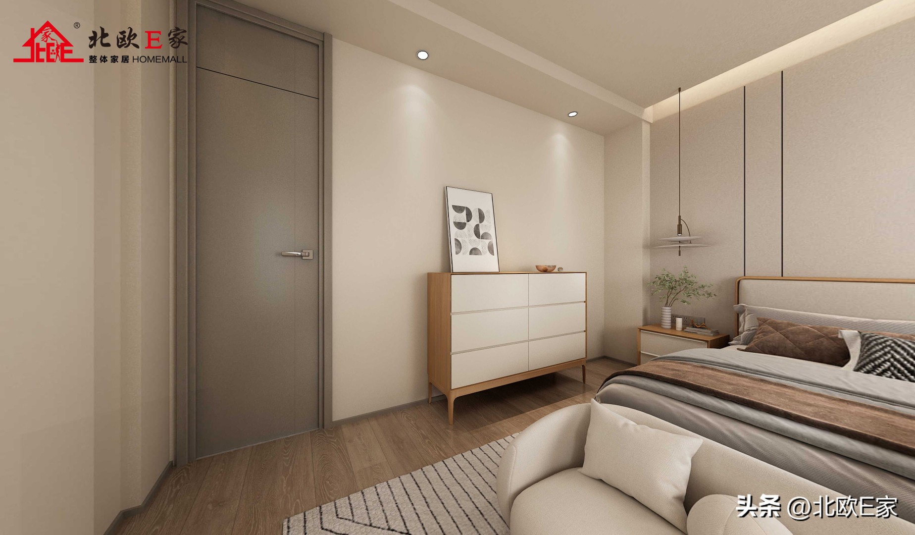 素雅别致的北欧风小家,北欧风空间设计