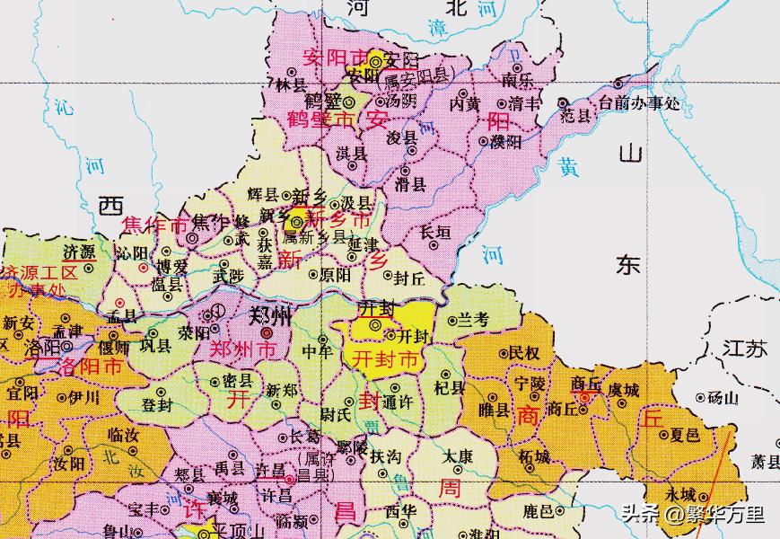 濮阳市政区图,濮阳县辖区最新划分
