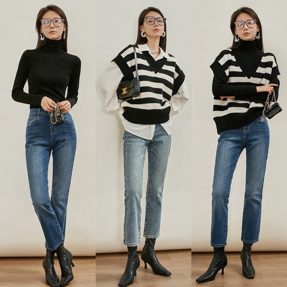 小个子穿搭秋冬9分裤,小个子穿搭技巧八分裤