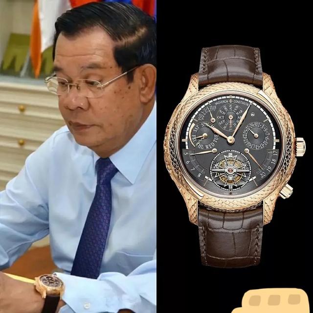 柬埔寨首相洪森的名表,柬埔寨首相洪森戴什么手表
