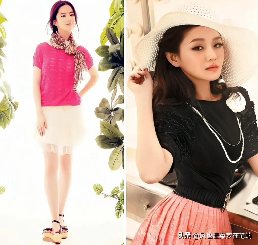 刘亦菲大s同框,刘亦菲和现在明星古装对比