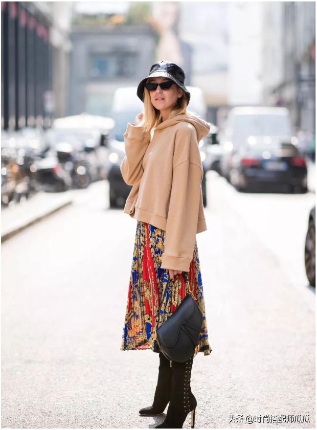 158梨形身材显瘦连衣裙长裙,洋气长裙穿搭技巧