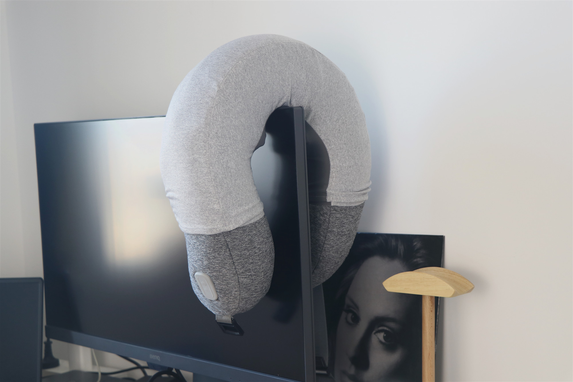 全自动充气护颈枕+智能按摩=蓝宝颈椎按摩枕初体验