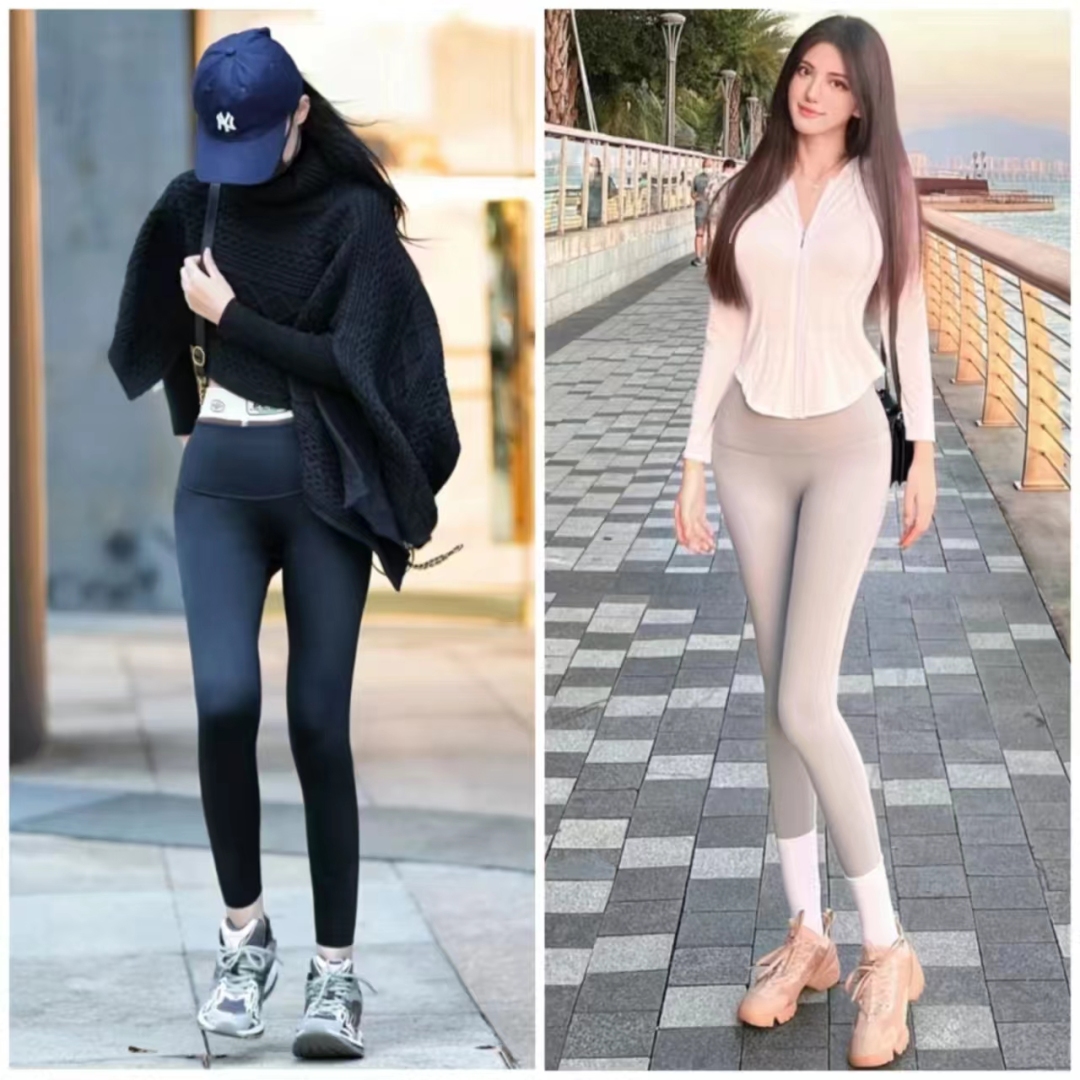 瑜伽裤穿出自然不做作风情,瑜伽裤穿出高级感