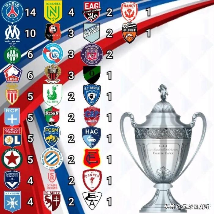 法国锦标赛冠军视频,法国杯历届冠军