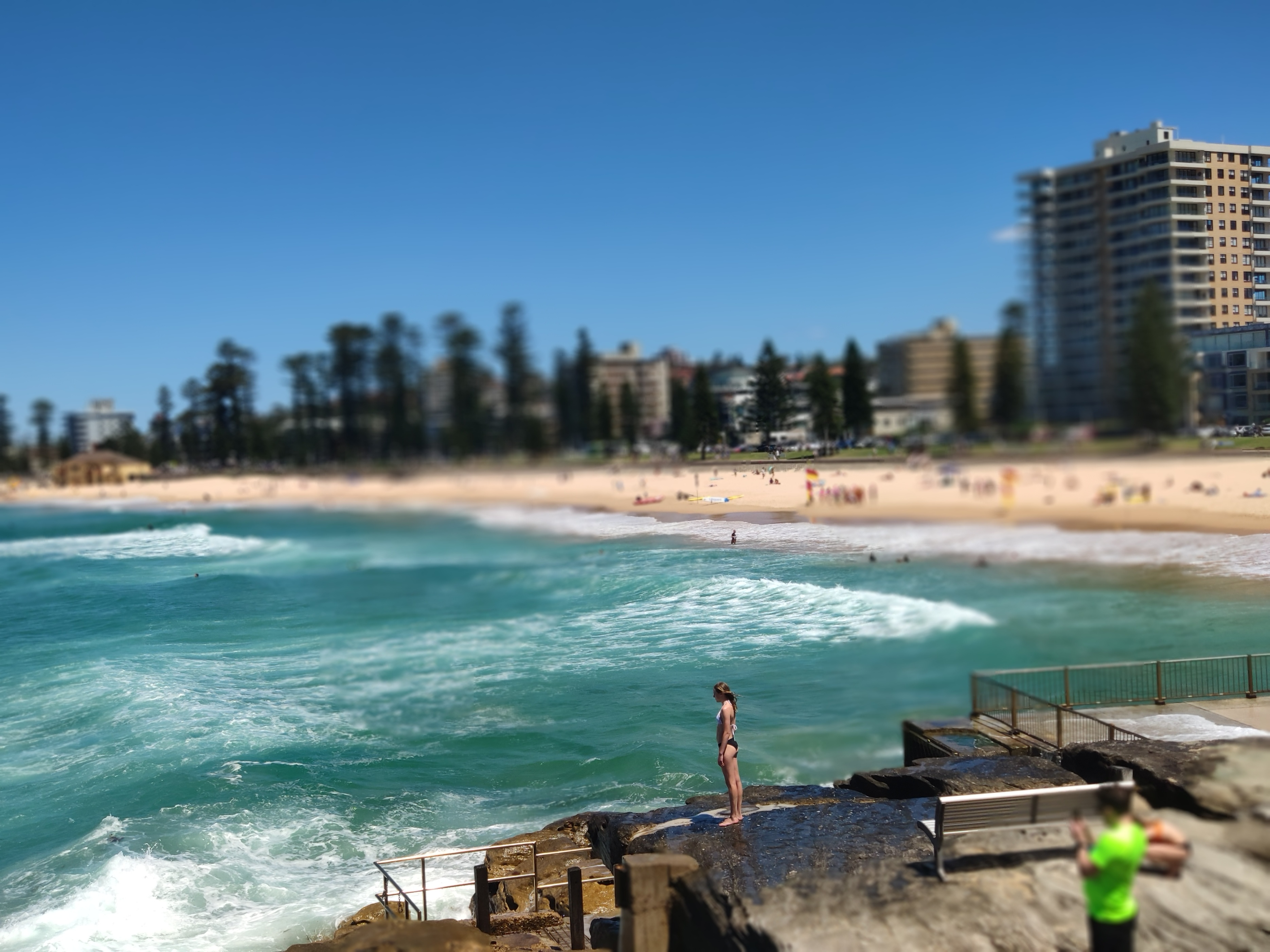 曼利海滩风景图片,著名的曼利海滩