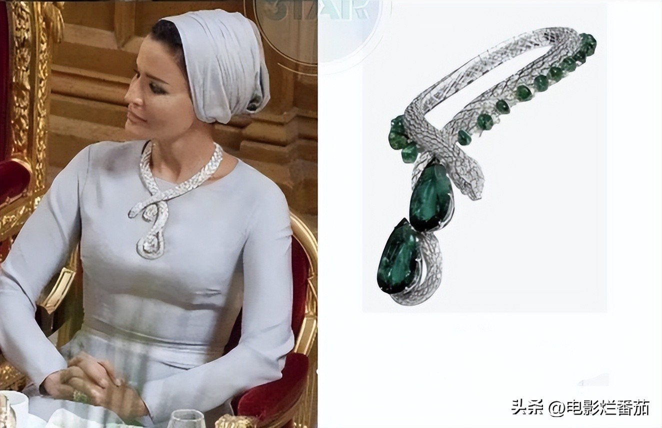 卡塔尔王太后配饰价格,卡塔尔王太后佩戴价值200万的胸针