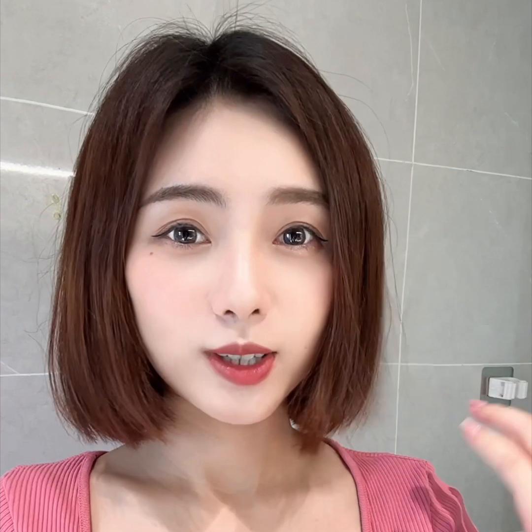 超a短发一刀切免打理,一刀切短发洗完怎么打理