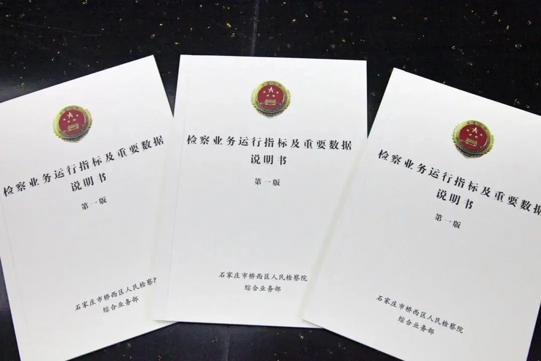 桥西区院汇编《说明书》有效掌控业务运行指标及重要数据