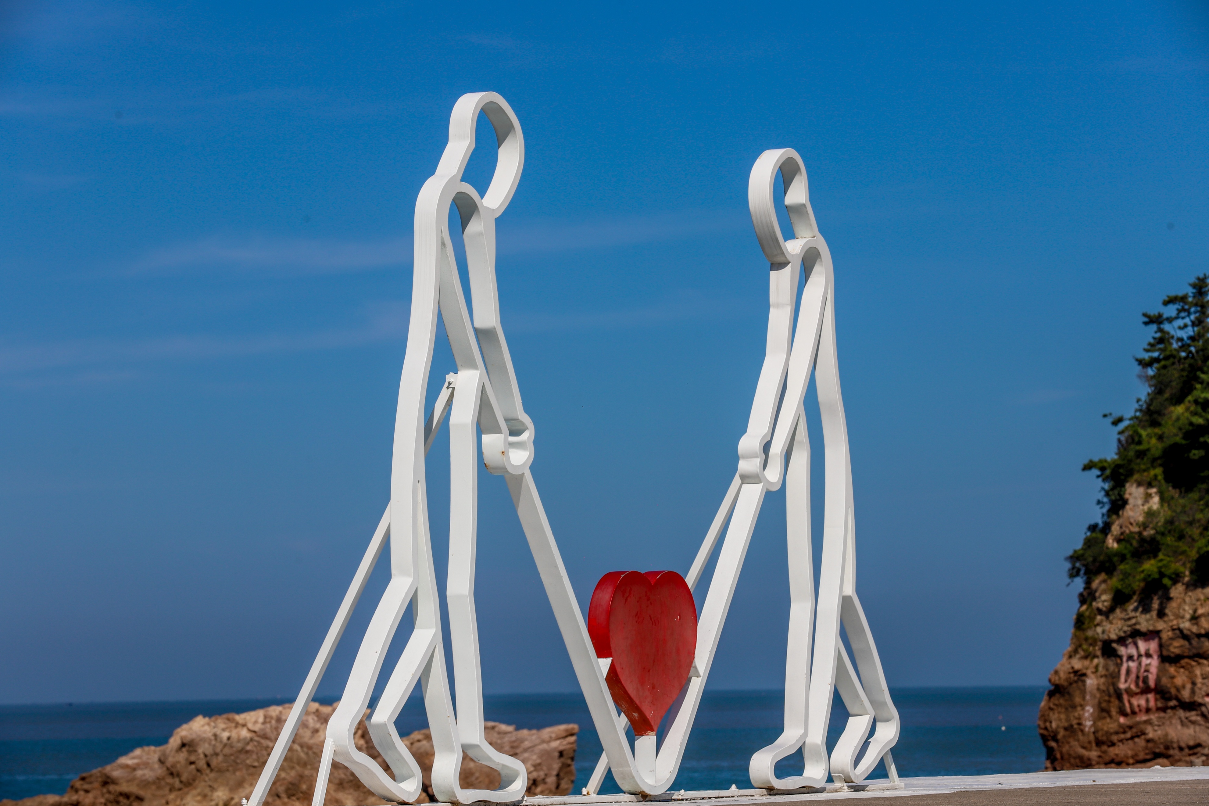 洱海石洞拍照,洞头小洱海天空之镜