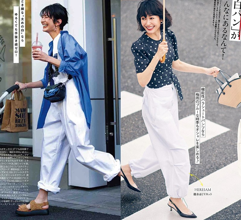 女人穿白裤子最漂亮,女人上了年纪就要穿成熟点