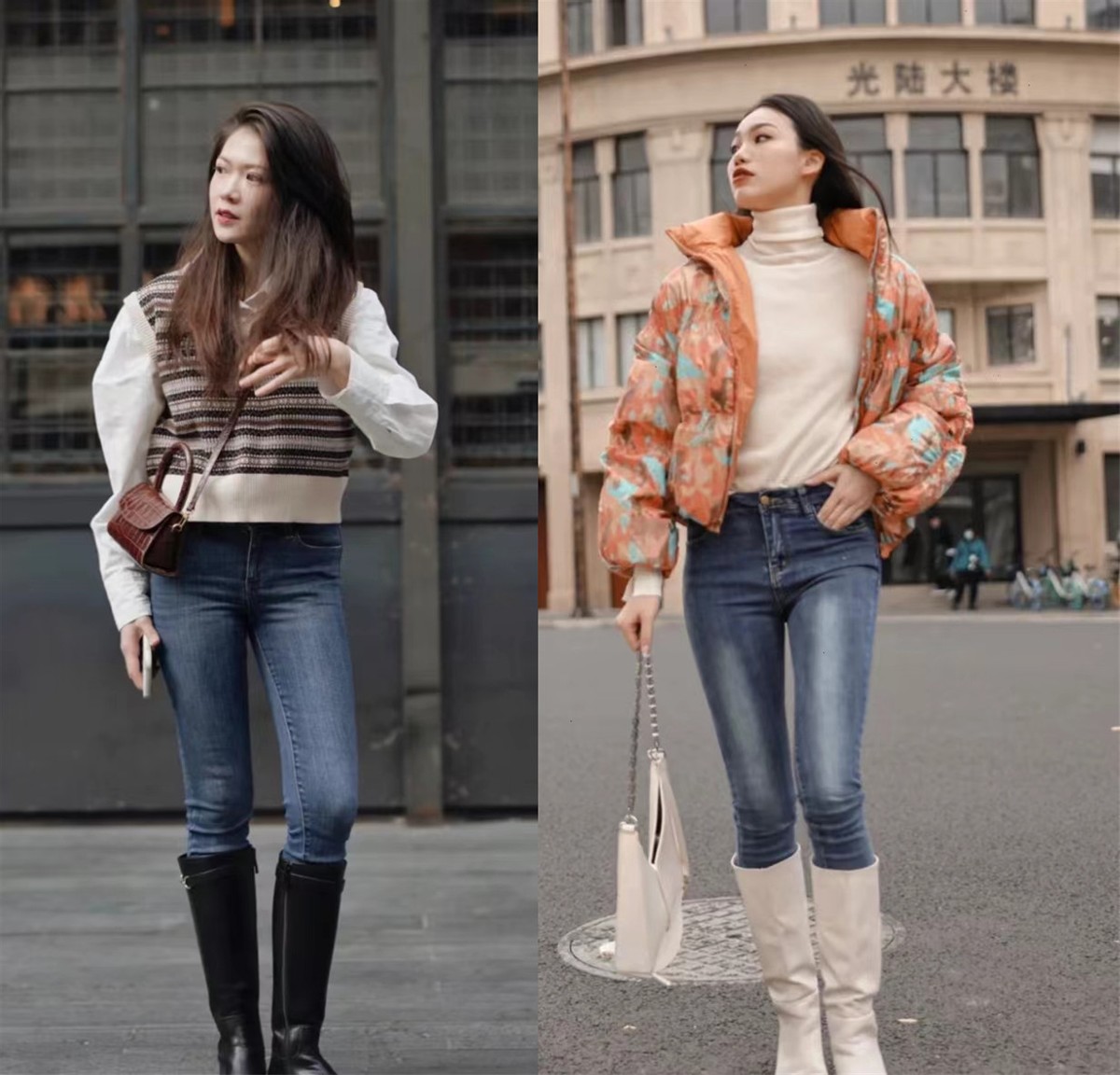 阔腿裤小脚裤哪个更显气质,今年最火窄版阔腿裤小脚裤