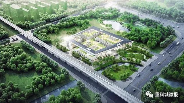 大学城修建过程,呼市大学城标志性建筑