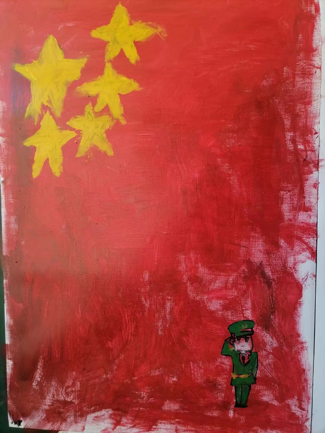 八一南昌起义墙绘,鸭子创意墙绘