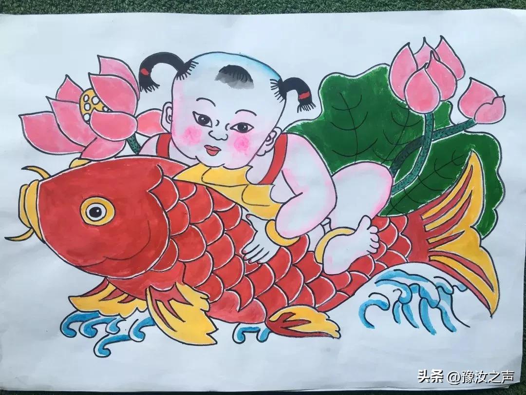 百福年画墙贴画客厅,展现新年气息的年画