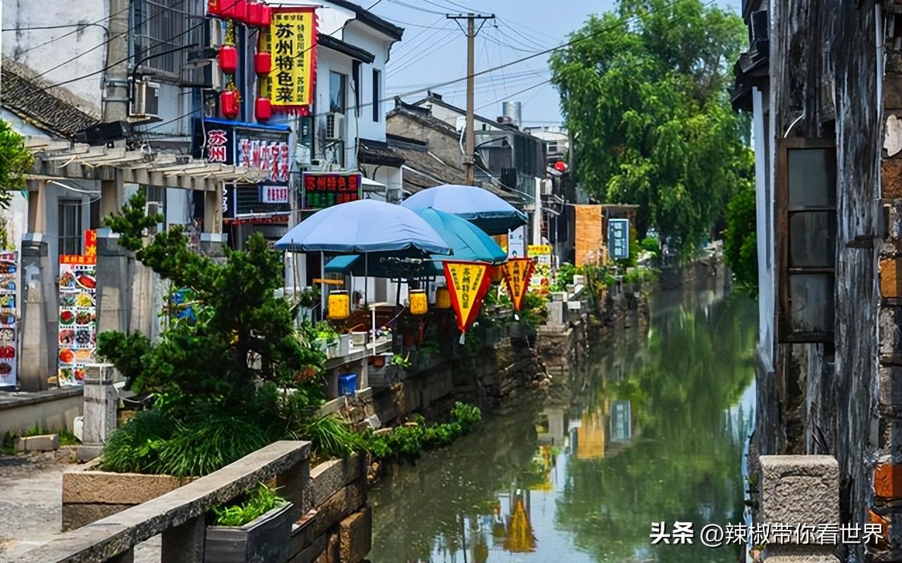 行走姑苏诗画山塘,苏州市姑苏区名胜古迹旅游景点图