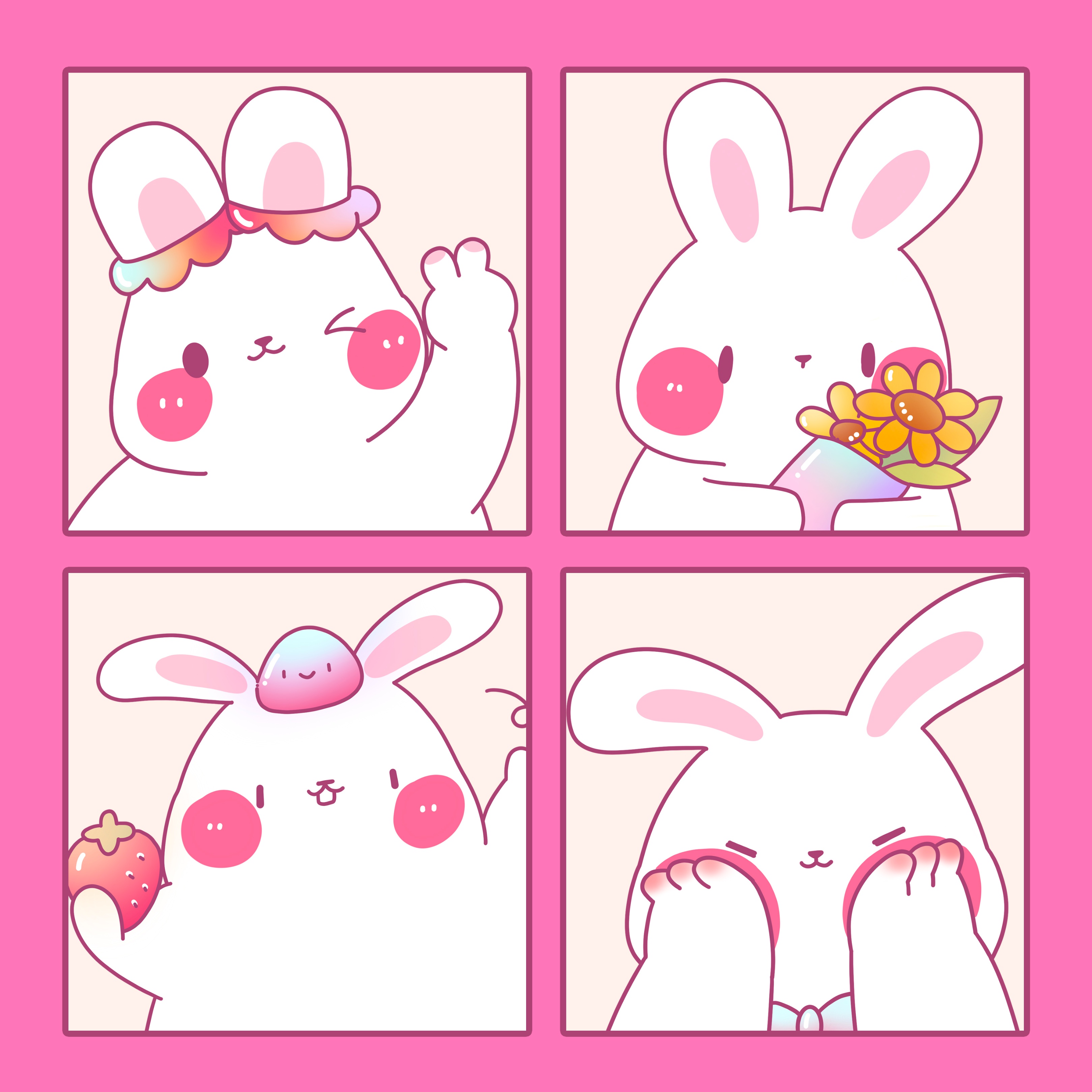 6月插画,可可爱爱的小插画教程