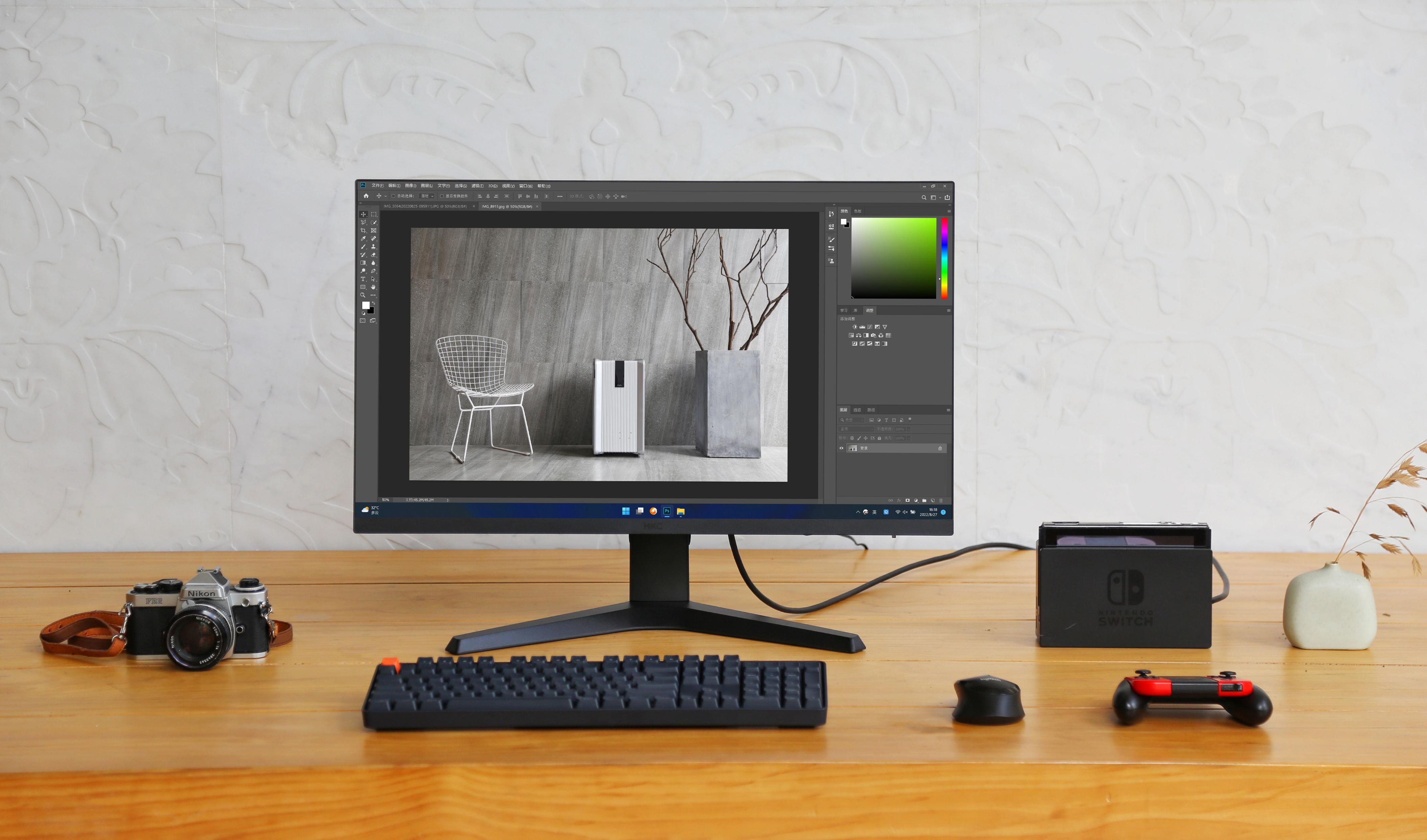 32寸2k144hz显示器推荐hkc,hkc2k144hz电竞显示器1800r测评