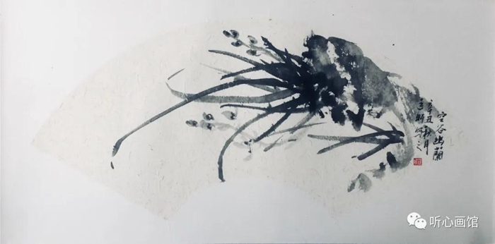 国画工笔画兰花作品欣赏,国画大师霍春阳兰花作品欣赏