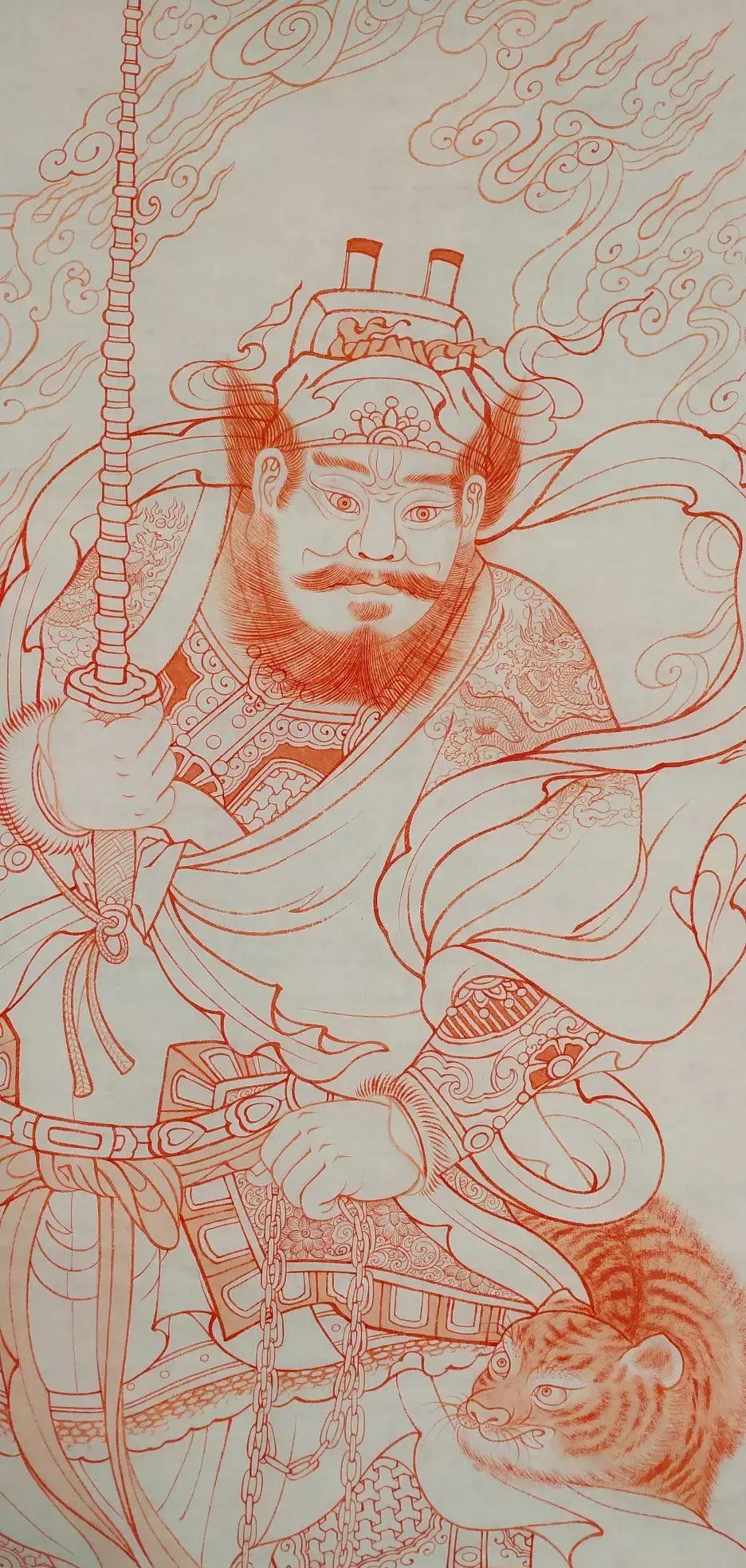 财神赵公明壁纸超清图片,手机壁纸赵公明