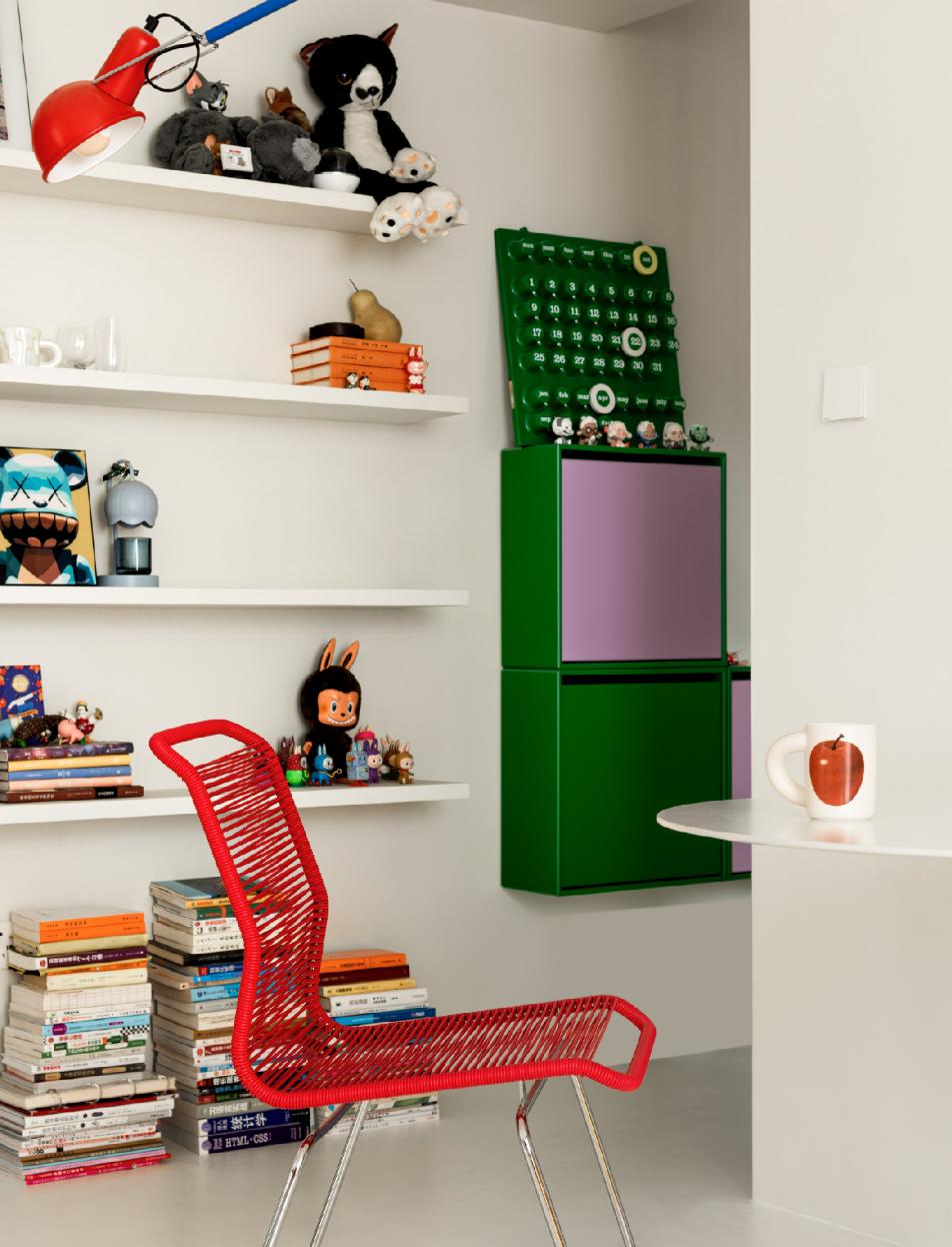 北京姑娘60㎡家：因风格少见而意外走红，色彩赏心悦目，超有腔调