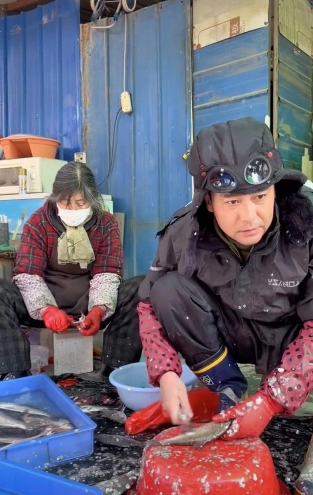 演员李飞帮妈妈卖鱼引发的思考,演员李飞帮妈妈摆摊卖鱼