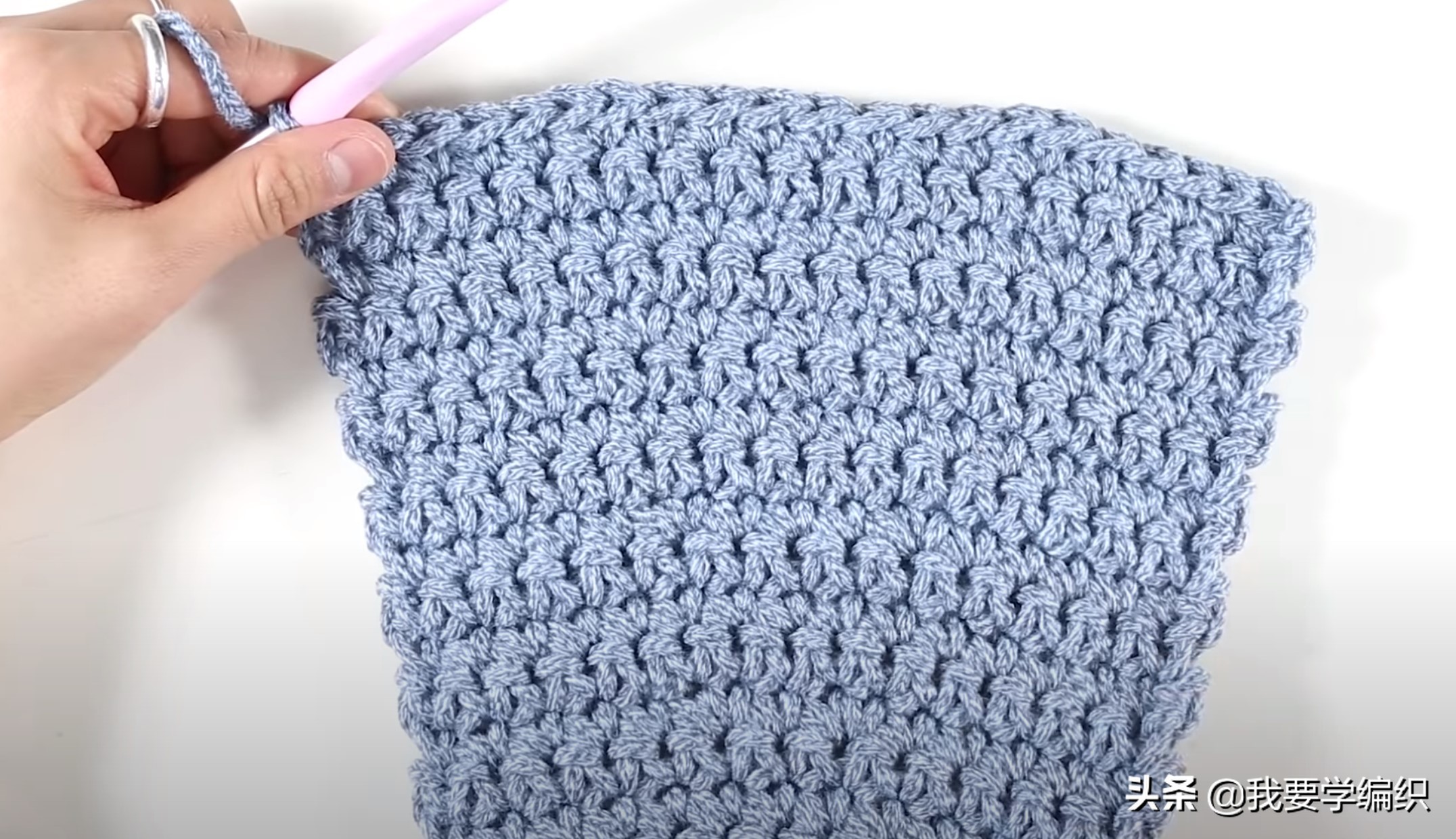 新手入门学钩小包,新手学钩包包视频教程