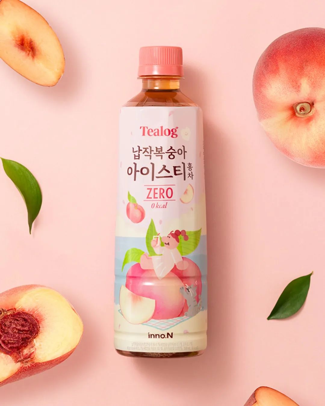 包装|TealogIcedTea韩国济州绿橘绿茶冰茶和扁桃红茶冰茶包装