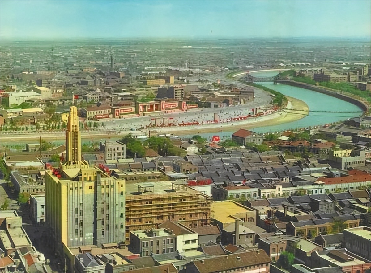 天津海滨区老照片,天津旧景照片