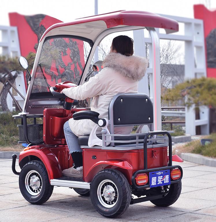 老年电动三轮车最新款小型,最新款带雨棚微型电动小三轮