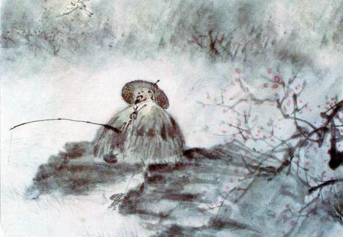 极美的十首春雨诗词夏天,关于雨水节气的诗词和插画