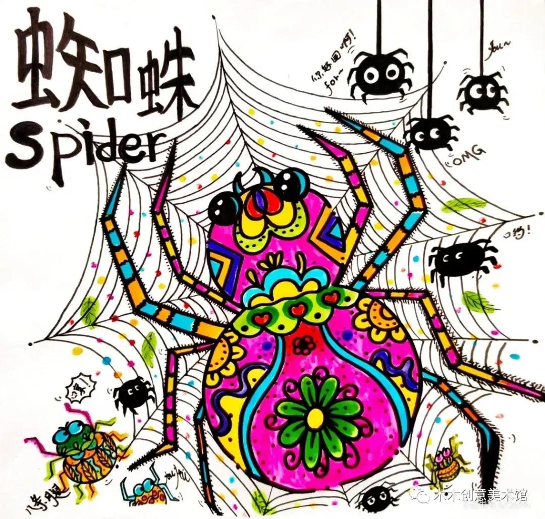 儿童创意绘画教程线条画,儿童创意美术绘画线条画