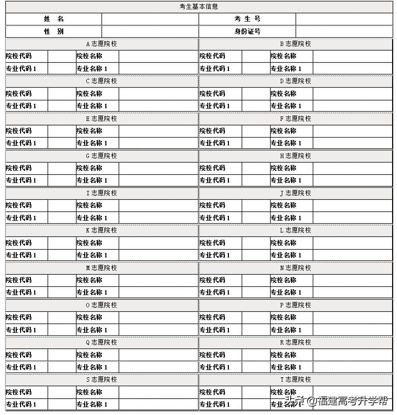 福建高职分数线2023,福建省专科批填报志愿规则