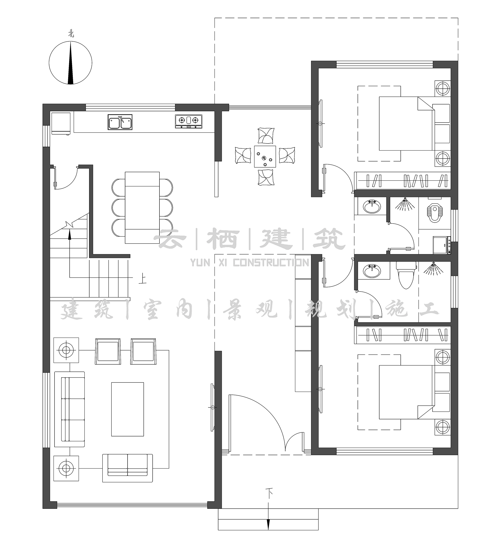三亚独栋简约二层小别墅,海南三亚农村自建房别墅设计