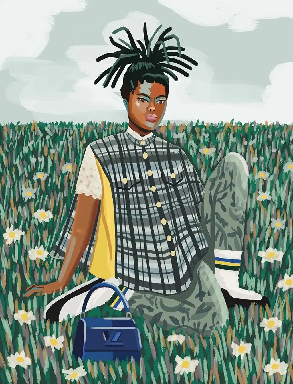 巴西插画师janaglatt作品,巴西艺术家的插画作品