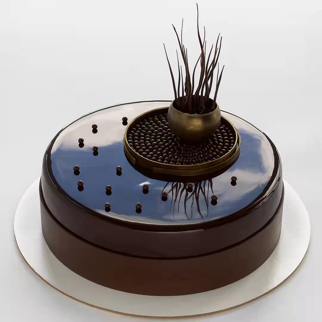 价值2000元的完美镜面蛋糕有多美？顶级镜面蛋糕设计欣赏