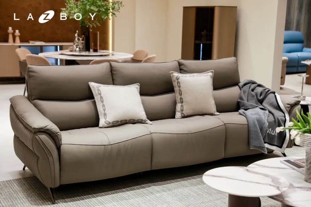 lazboy真皮多功能沙发,lazboy乐至宝功能沙发