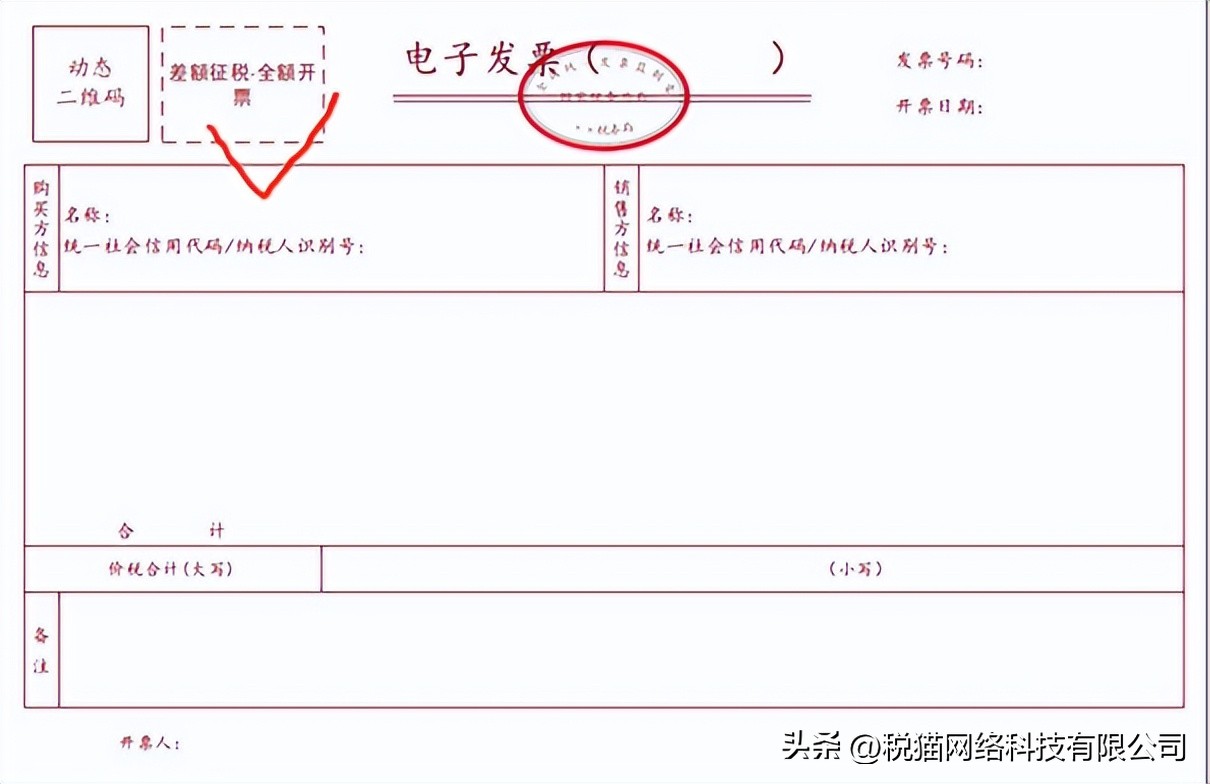 全额发票和差额发票的区别,全电发票批量开票可以开差额吗