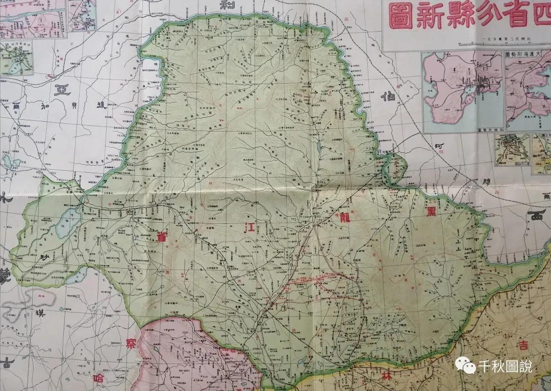 民国时期行政划分地图高清,民国各省分县高清图