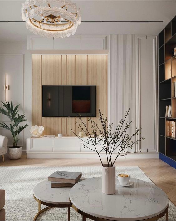 装修师傅不建议做悬空电视柜,电视旁边装饰柜做多深比较好